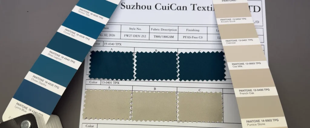 cotton jacket fabric supplier fabric inspection and quality control