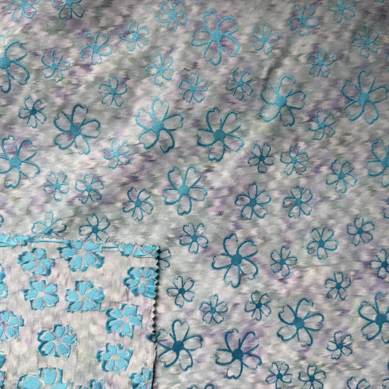 Polyester jacquard fabric CC-J2010 for jackets and skirts