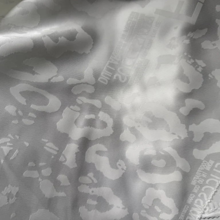 Piece-dyed polyester jacquard fabric CC-J2014 for jackets and skirts