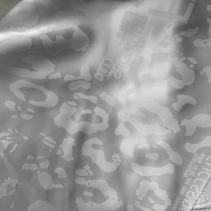 Piece-dyed polyester jacquard fabric CC-J2014 for jackets and skirts