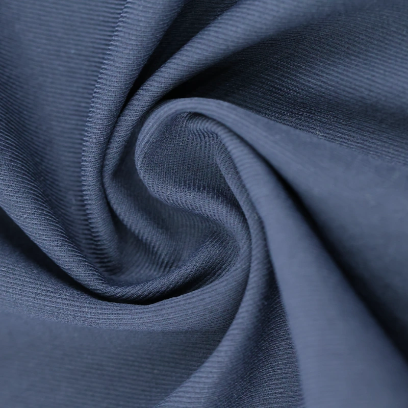 Cotton-touch polyester twill fabric CC-2314 with structured surface