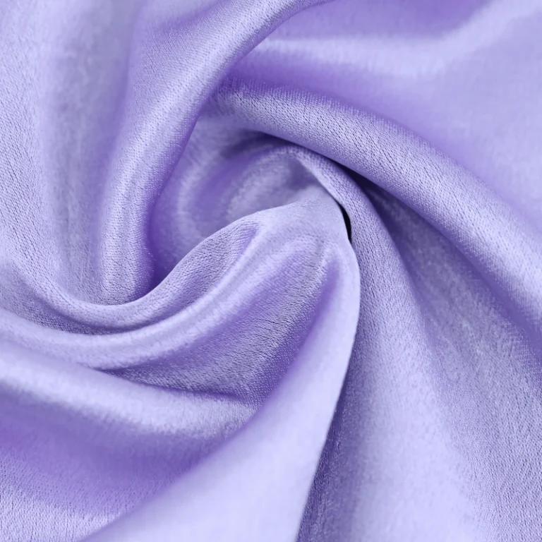 Heavyweight polyester satin fabric CC-2130 with acetate look surface