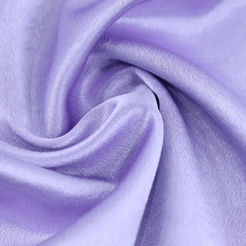 Heavyweight polyester satin fabric CC-2130 with acetate look surface