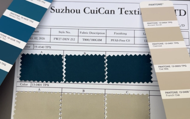 fabric development services at CC Textile