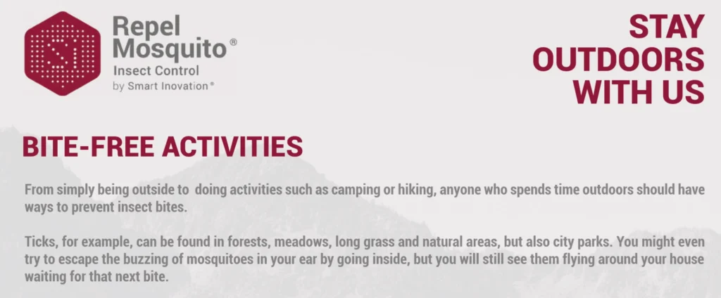 Multifunctional outdoor fabric featuring Repel Mosquito® insect-repellent technology